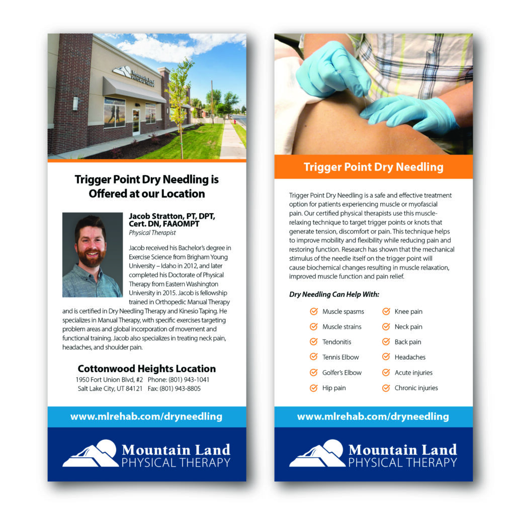Dry Needling – Rack Card – Marketing Hub
