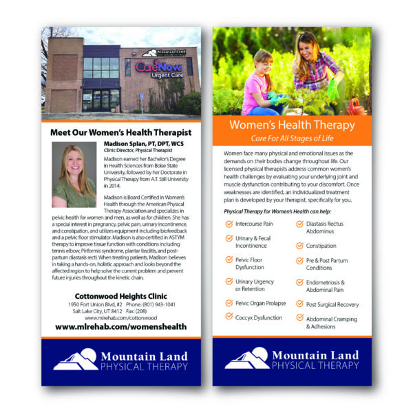 Women’s Health – Rack Card – Marketing Hub