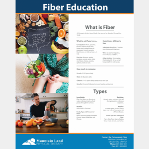 Fiber Education Sheets