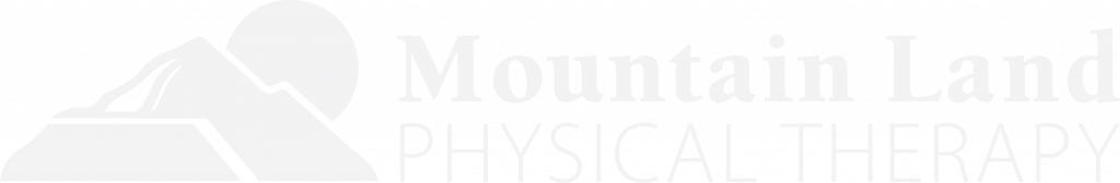 Mountain Land Physical Therapy White Logo